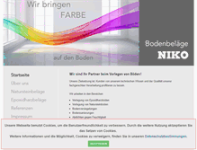 Tablet Screenshot of niko-bodenbeschichtung.com